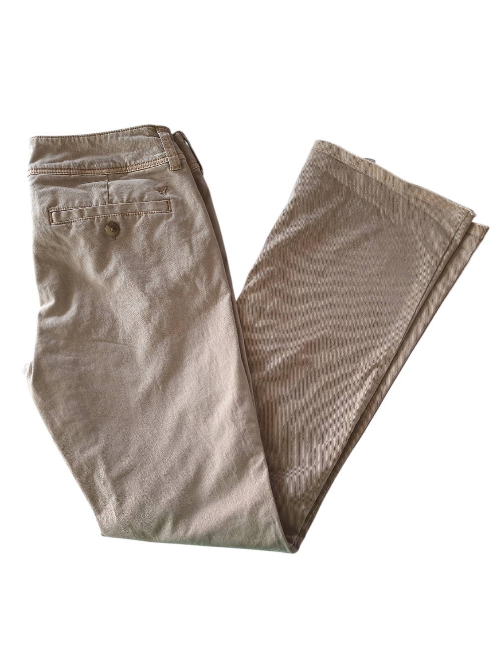American Eagle Outfitters Women's Kick Boot Pants in Light Tan Size 6